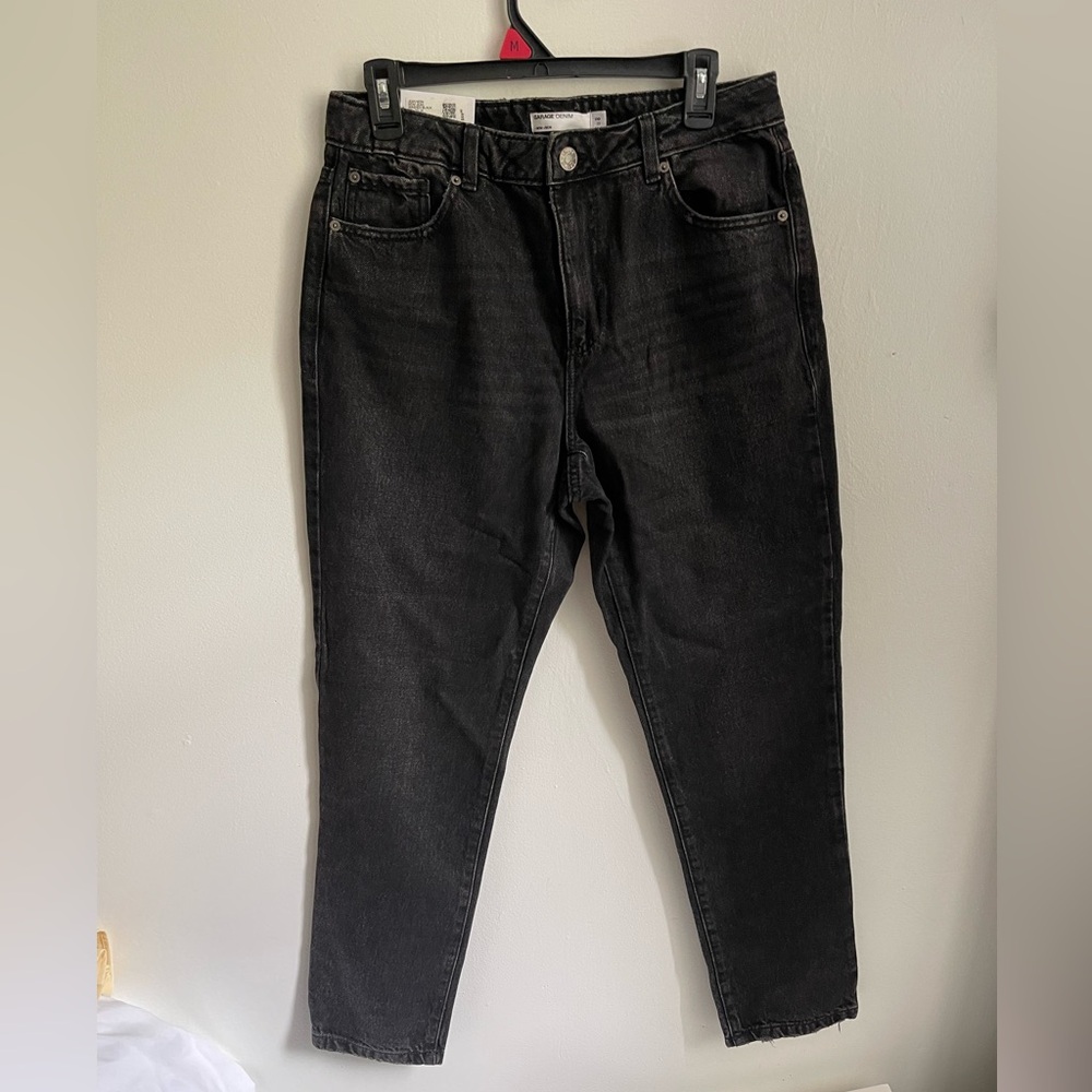 Garage Black Mom Jeans